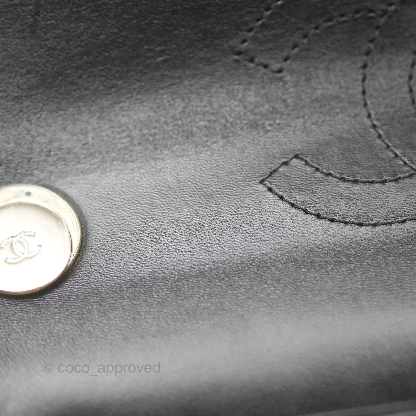 Chanel Trendy CC Flap Clutch Bag Black Lambskin Gold Hardware