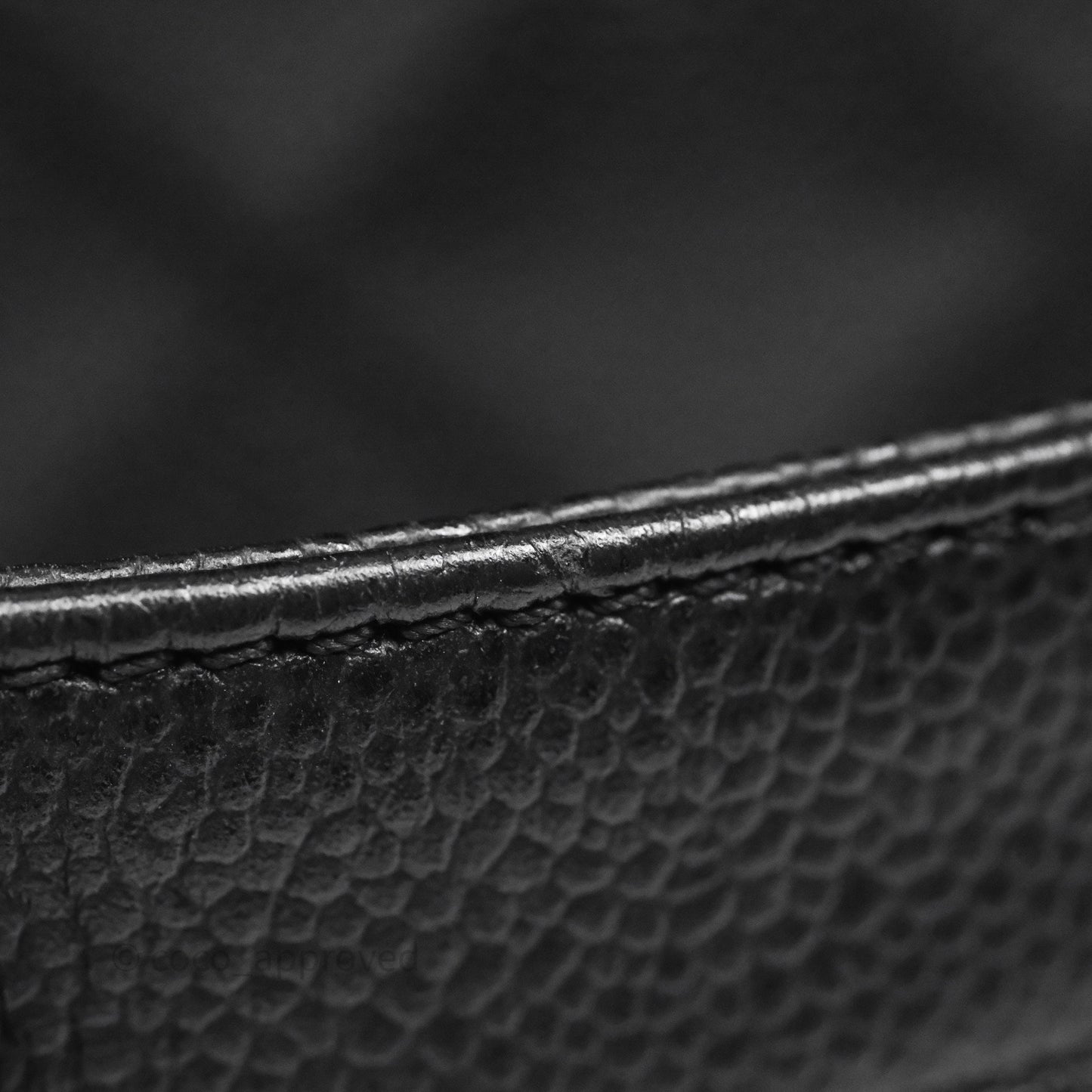 Chanel Vertical GST Black Caviar Gold Hardware