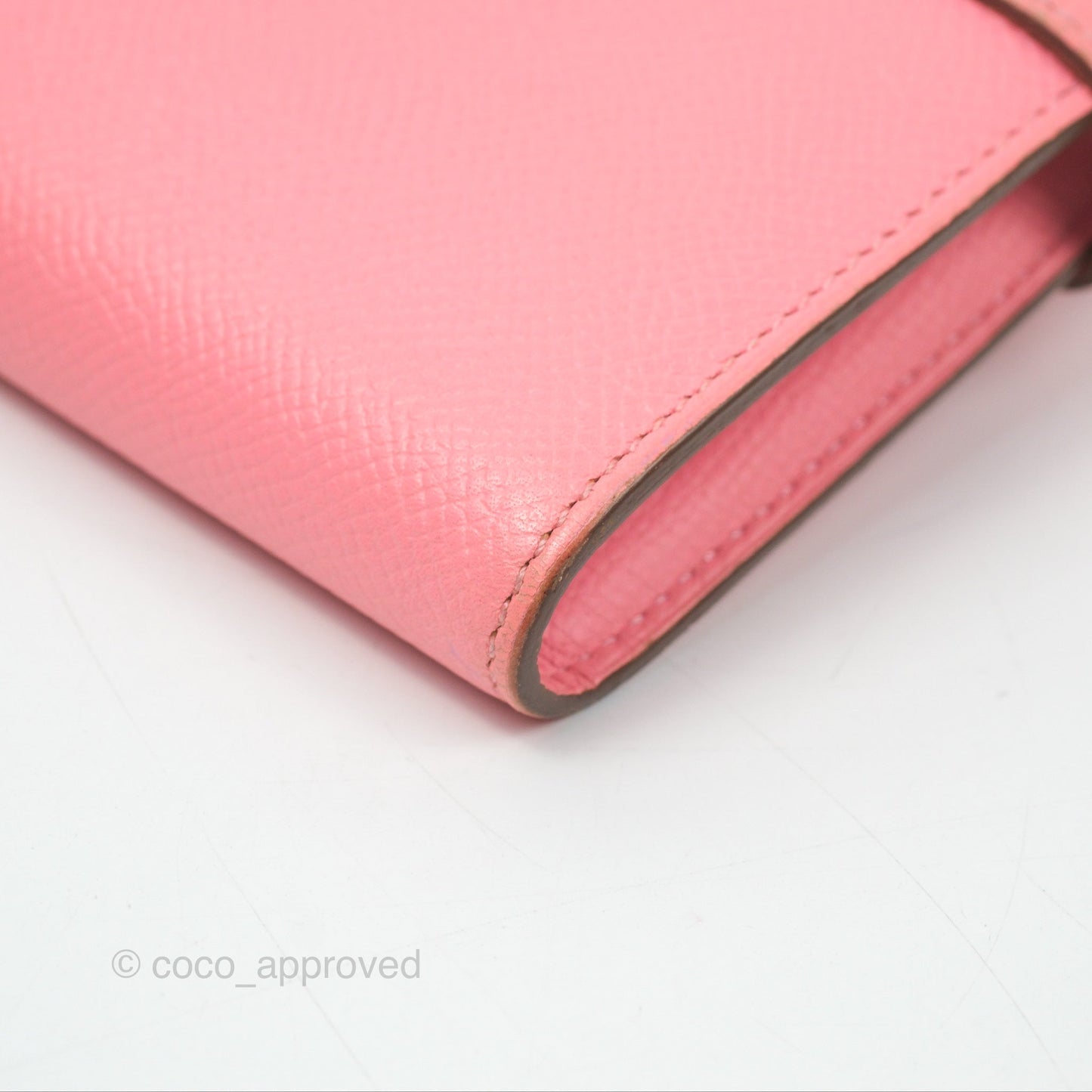 Hermès Kelly Wallet Rose Confetti Epsom Palladium Hardware