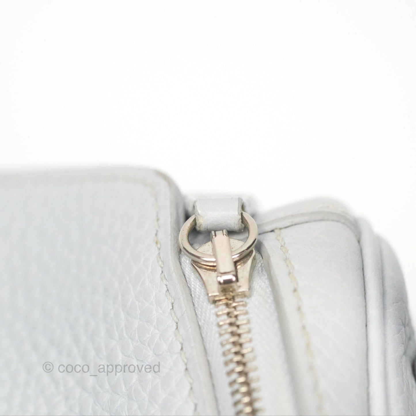 Hermès Lindy 26 Blue Glacier 8U Taurillon Clemence Palladium Hardware