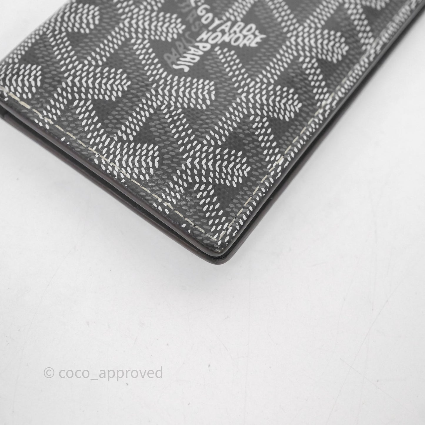 Goyard Saint Pierre Card Wallet Grey Goyardine