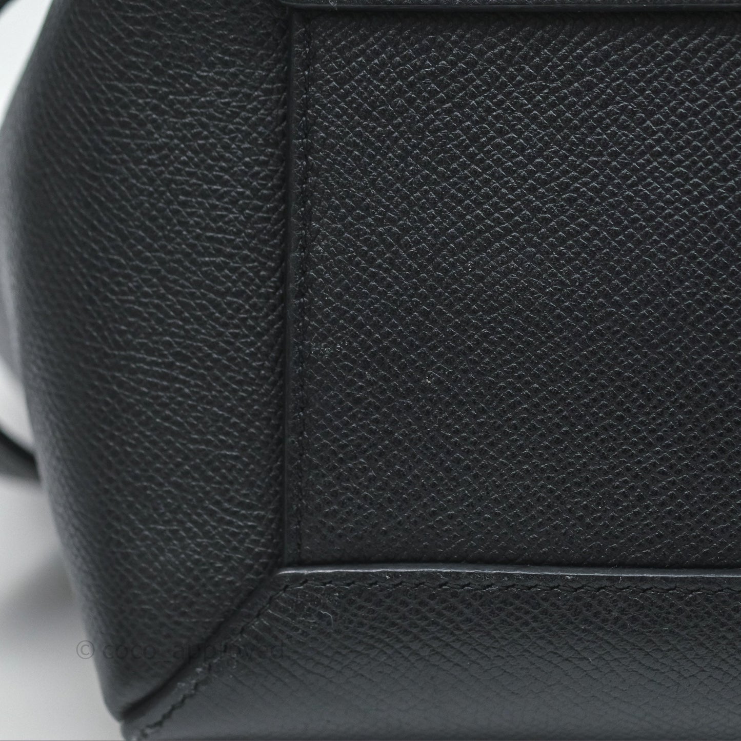 Celine Micro Belt Bag Black Grained Calfskin Gold Hardware