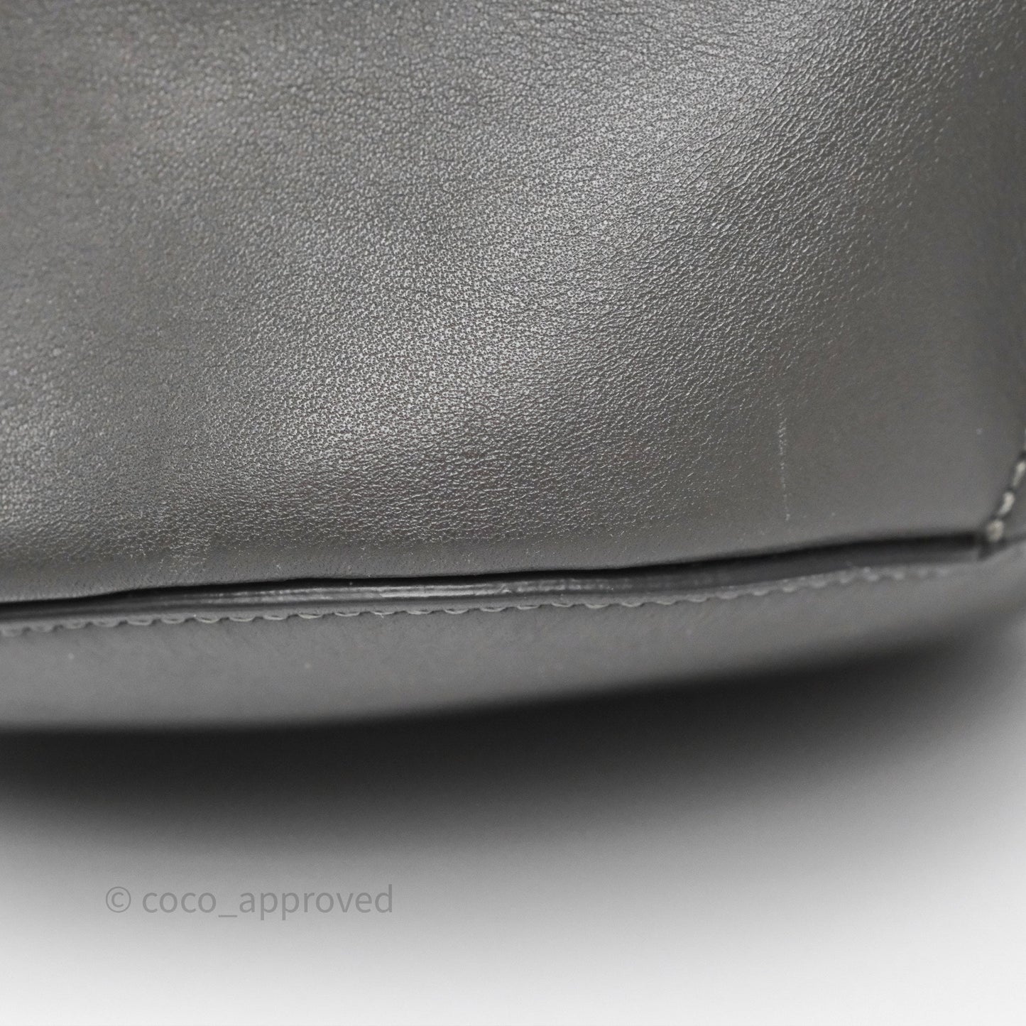 Celine Big Bag Nano Bucket Grey Smooth Calfskin