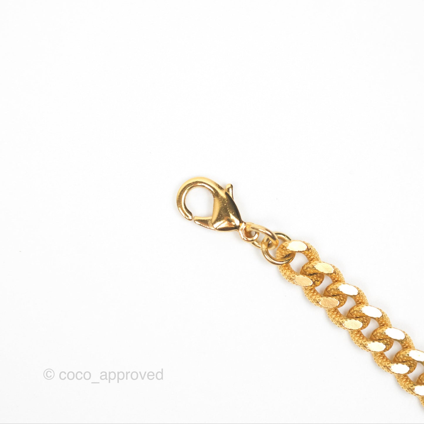 Chanel CC Crystals Chain Necklace Choker Gold Tone 22A