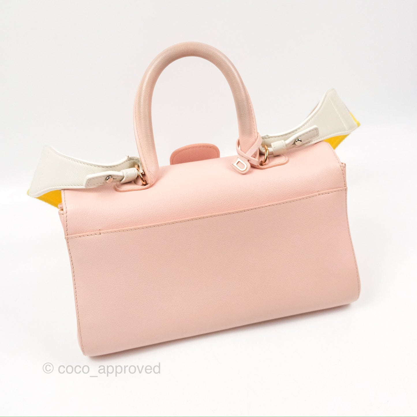 Delvaux Brillant East West Top Handle Bag Nude Pink Rose Gold Hardware