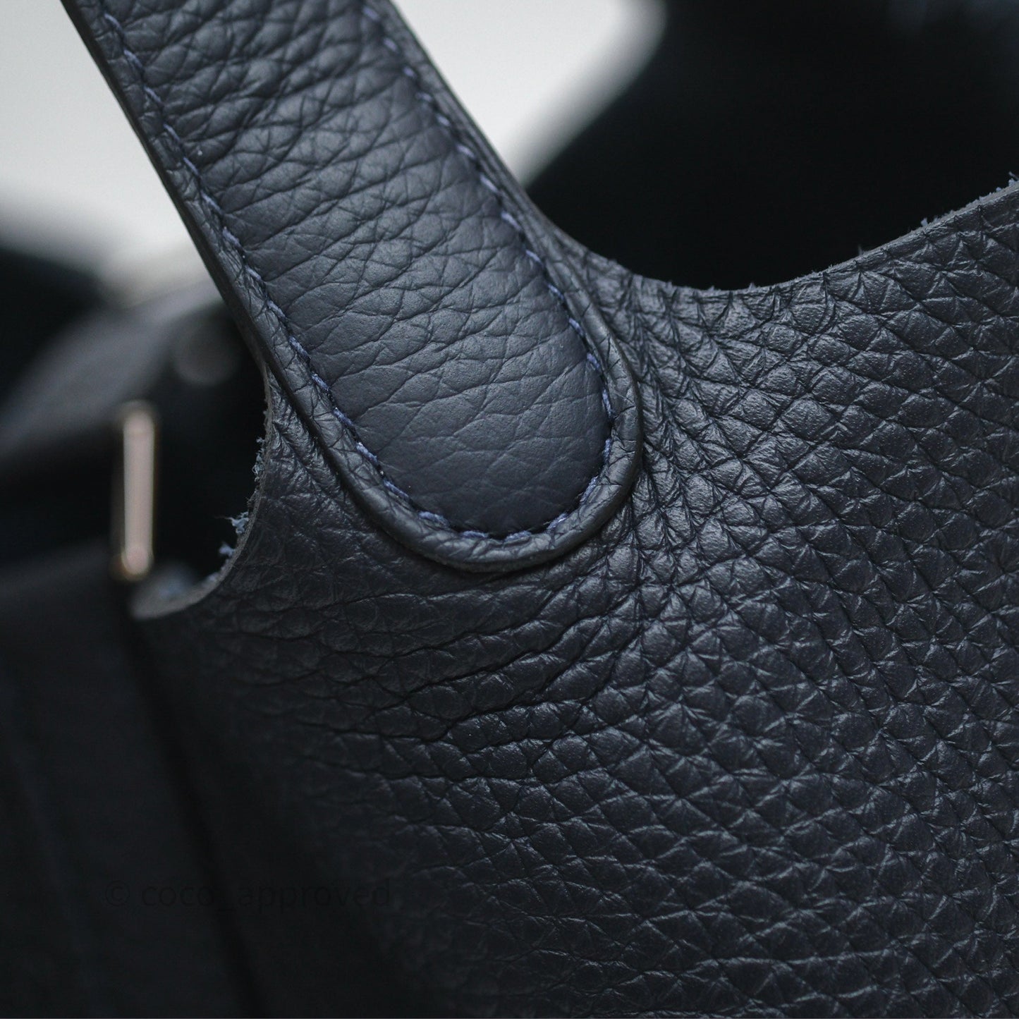 Hermès Picotin 18 Bleu Nuit 2Z Clemence Palladium Hardware