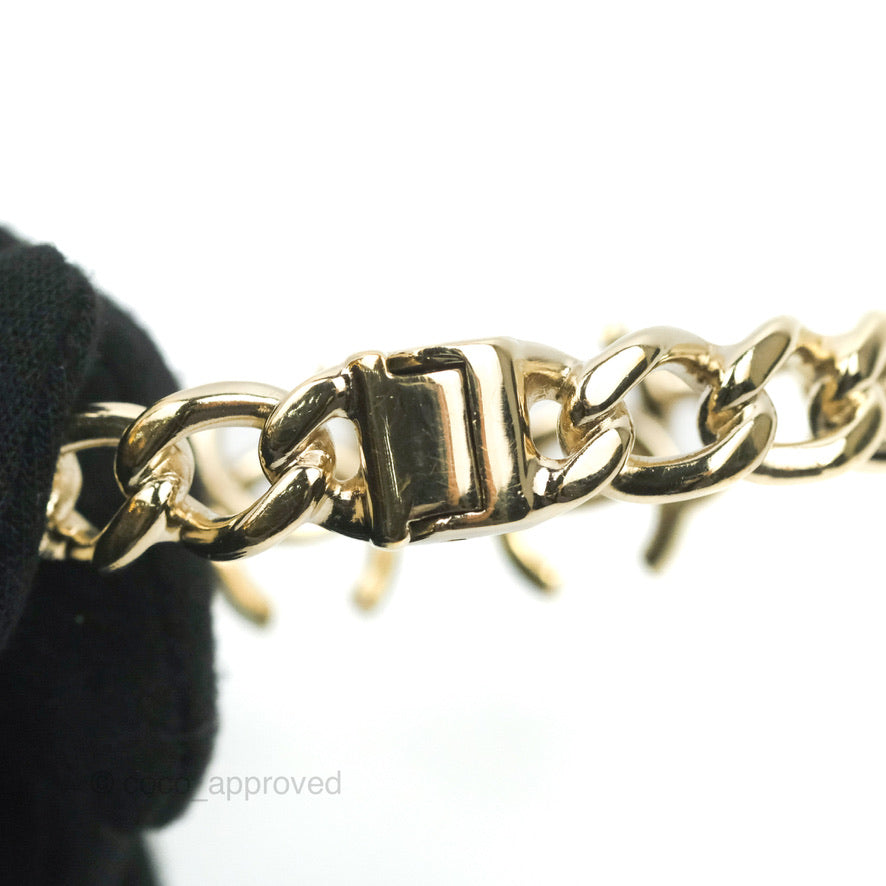 Chanel CC Chain Bracelet Gold Tone 22C