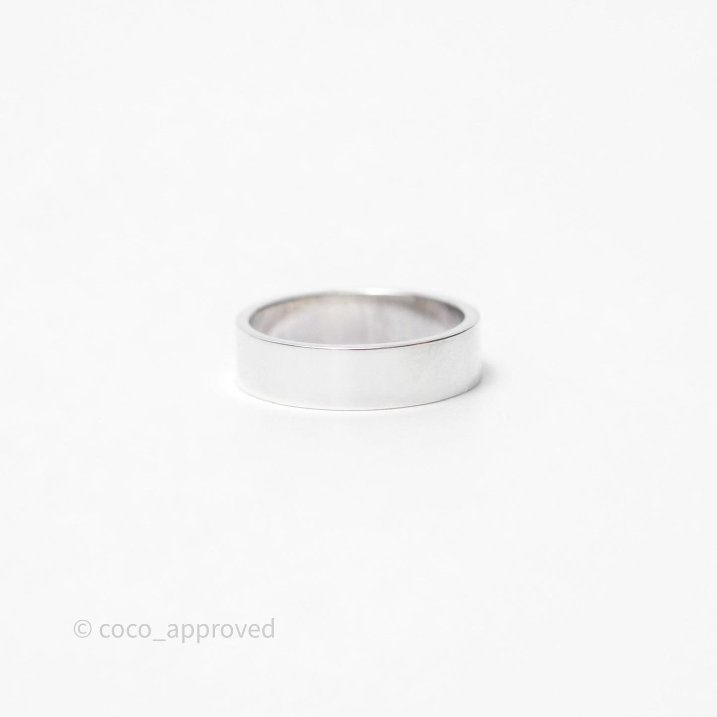 Hermes Collier de Chien Ring PM Sterling Silver Size 53