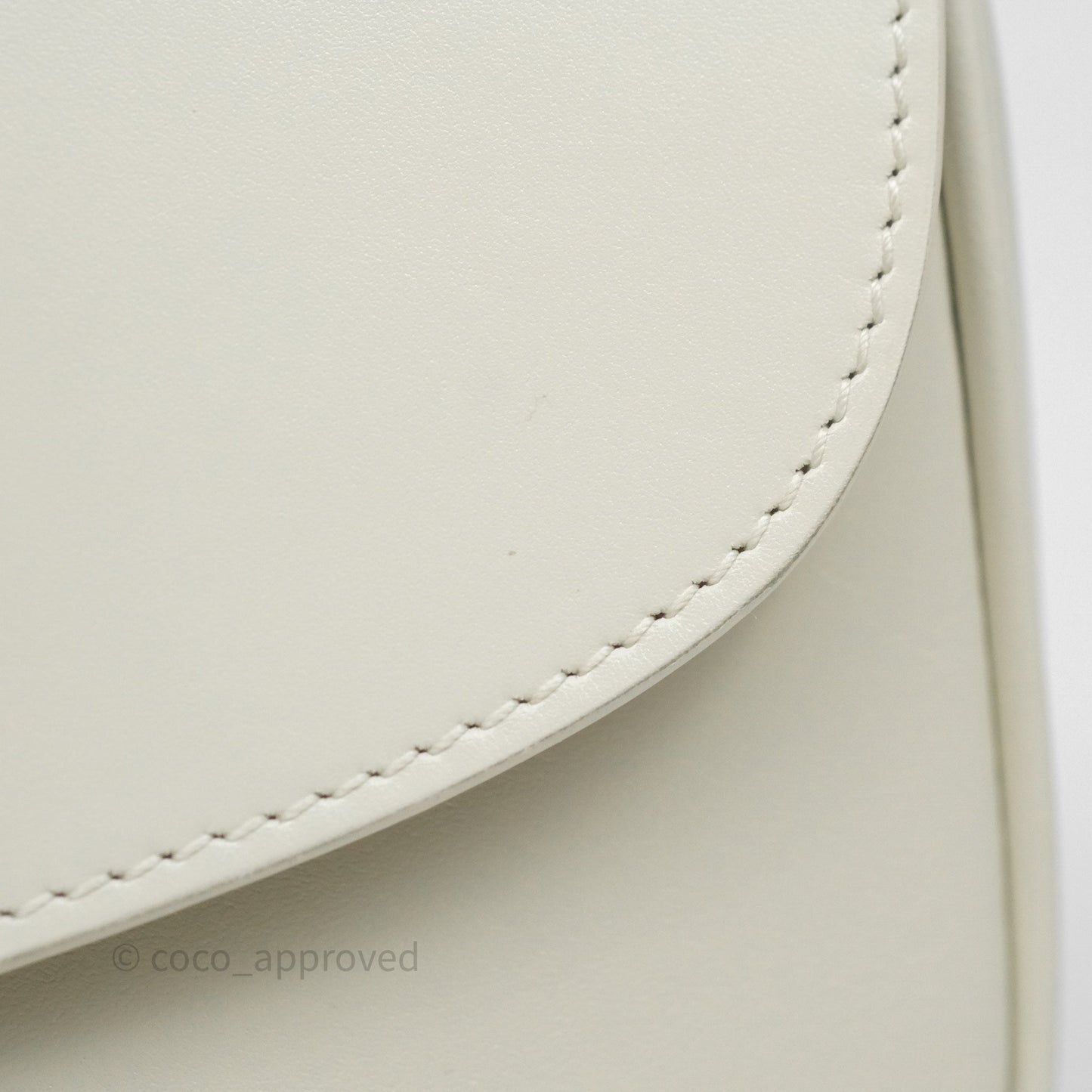 Christian Dior Medium Bobby Flap White Box Calfskin