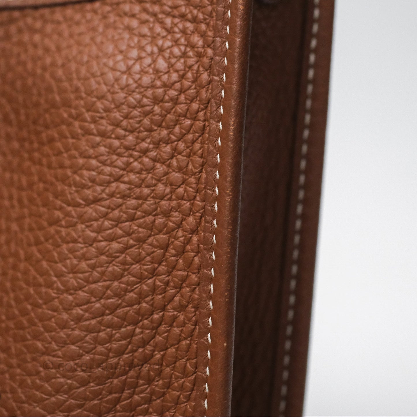 Hermès Mini Evelyne 16 Amazone Gold 37 Clemence Gold Hardware
