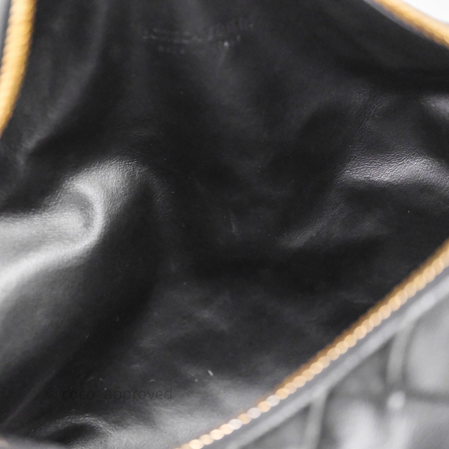 Bottega Veneta Mini Wallace Intrecciato Black Gold Hardware