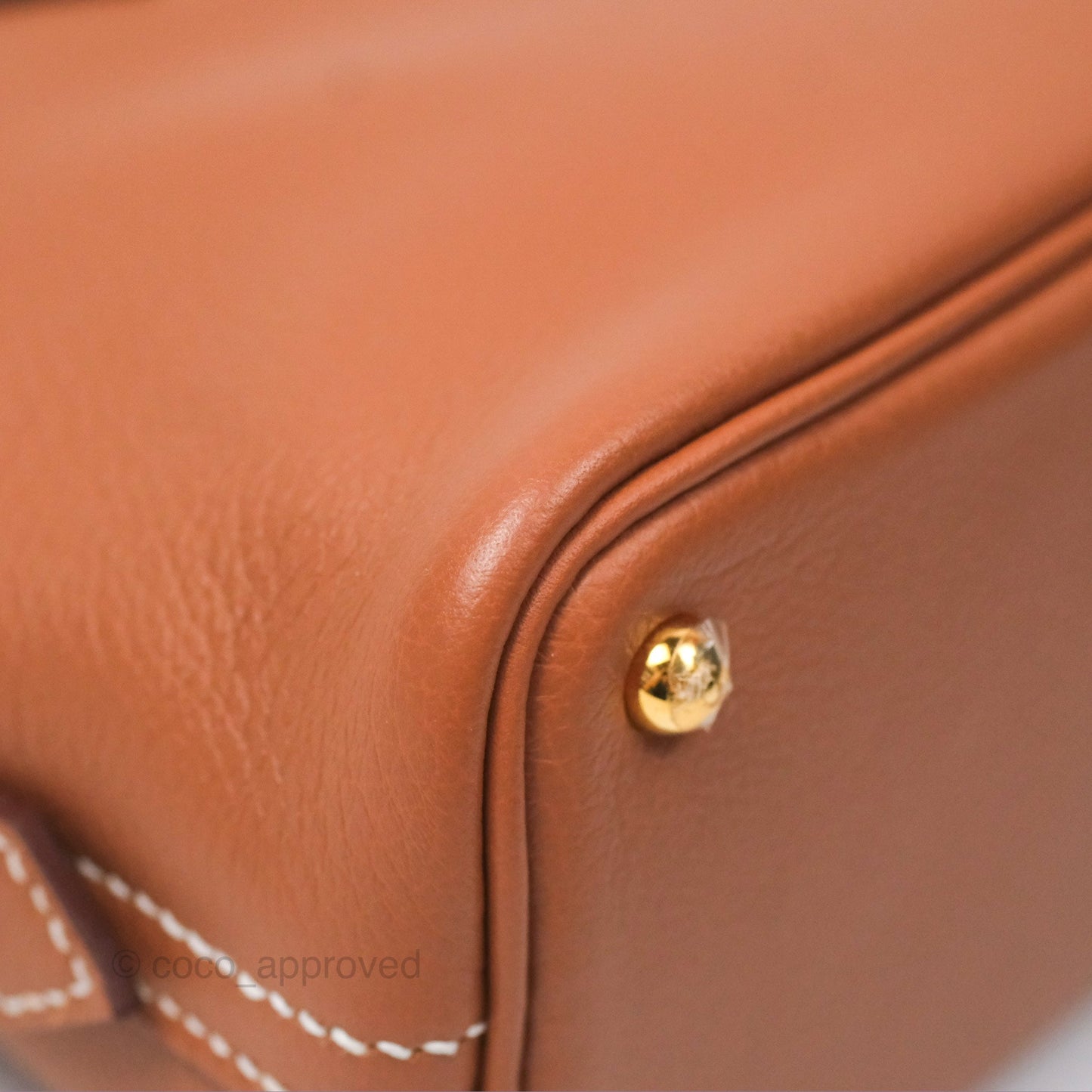 Hermès Bolide Mini 1923 Gold Evercolor Gold Hardware