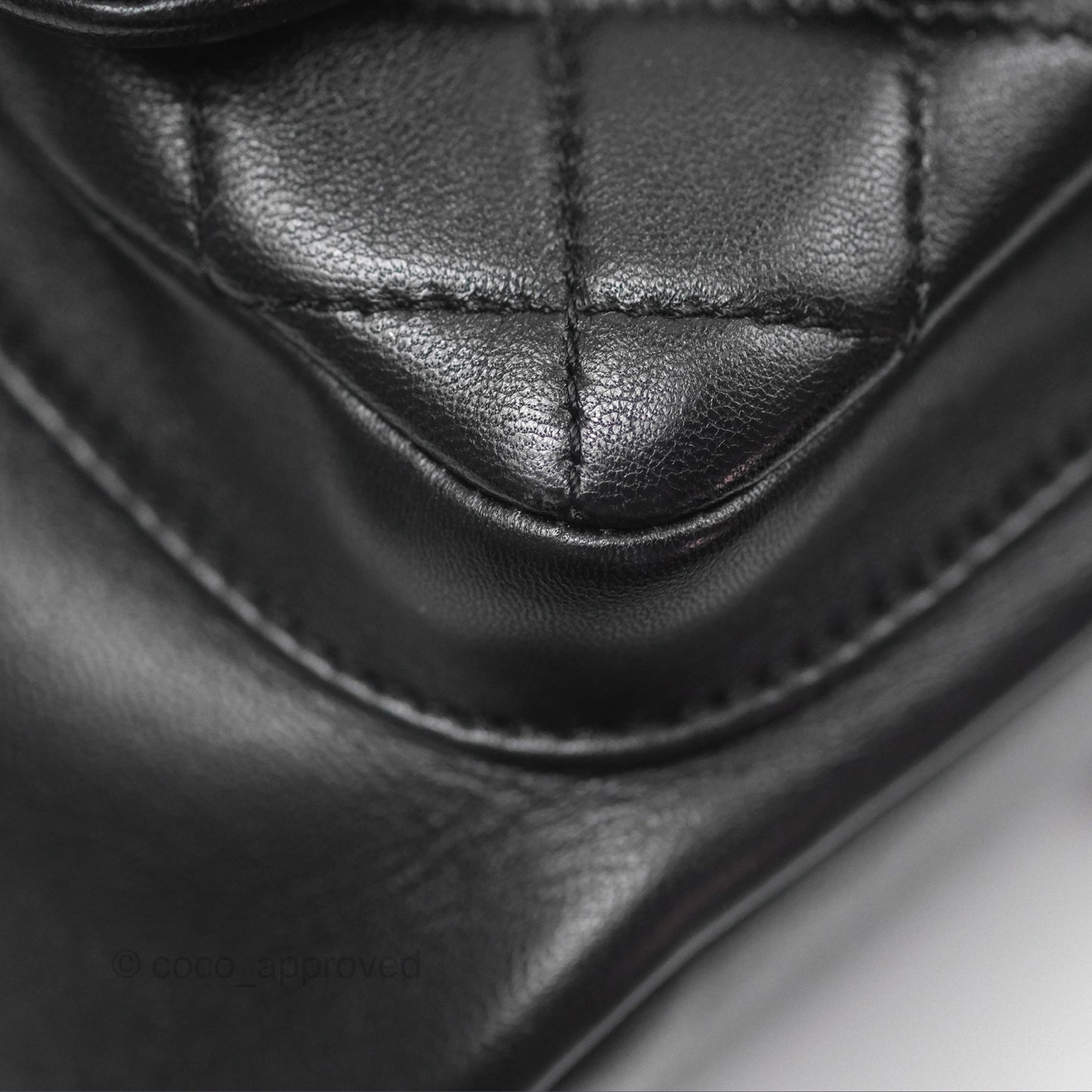 Chanel Quilted Small Duma Drawstring Backpack Black Lambskin