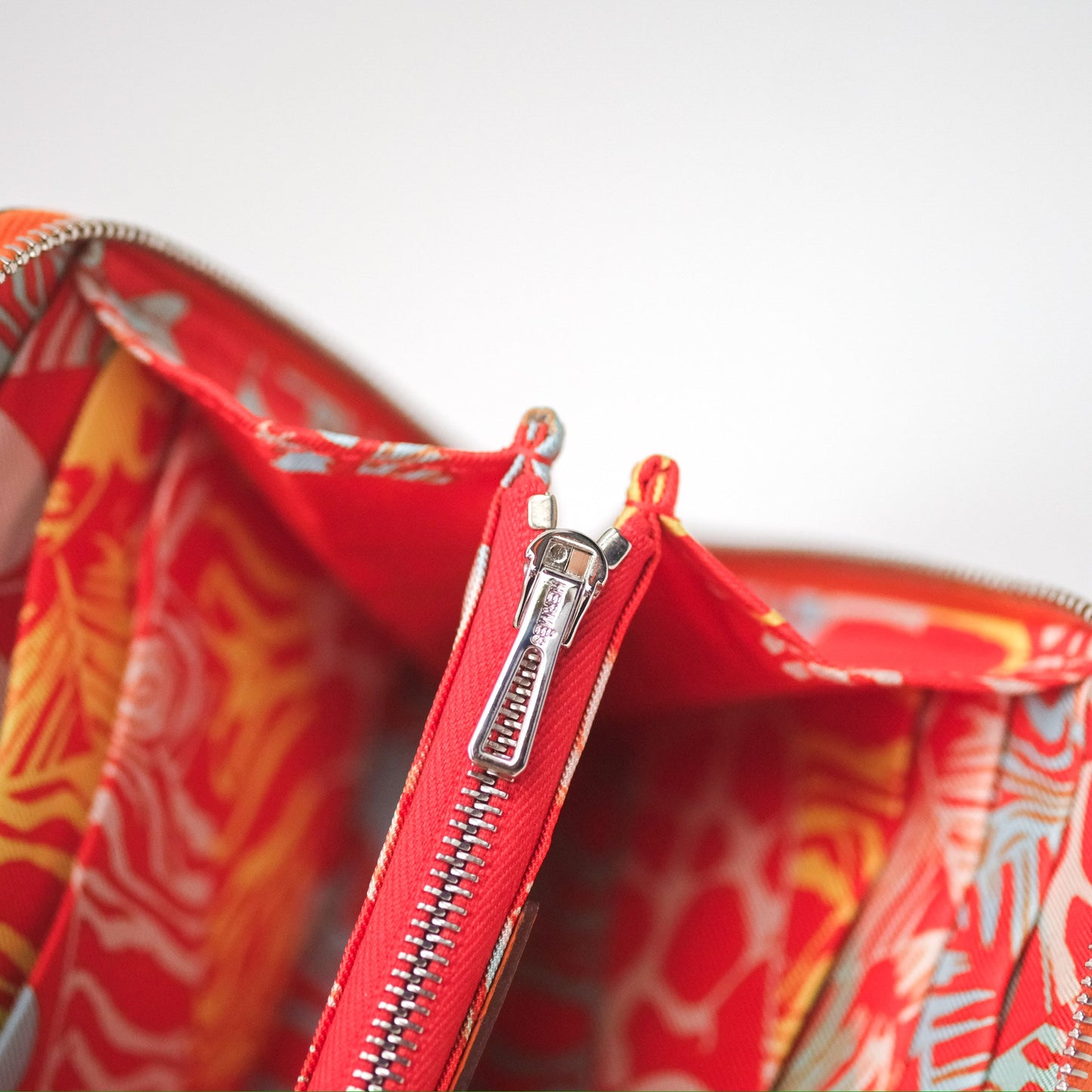 Hermès Silk In Compact Wallet Orange Epsom