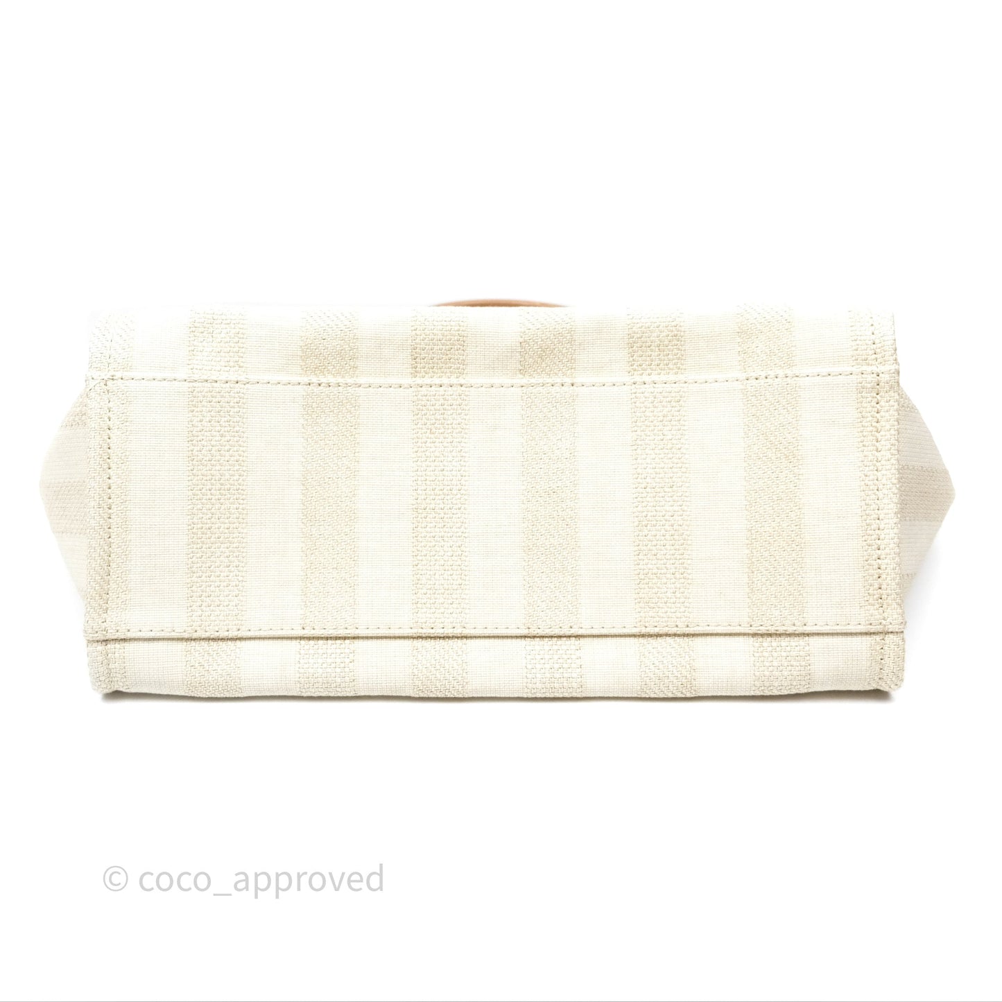 Chanel Large Deauville Beige Brown Tweed Gold Hardware