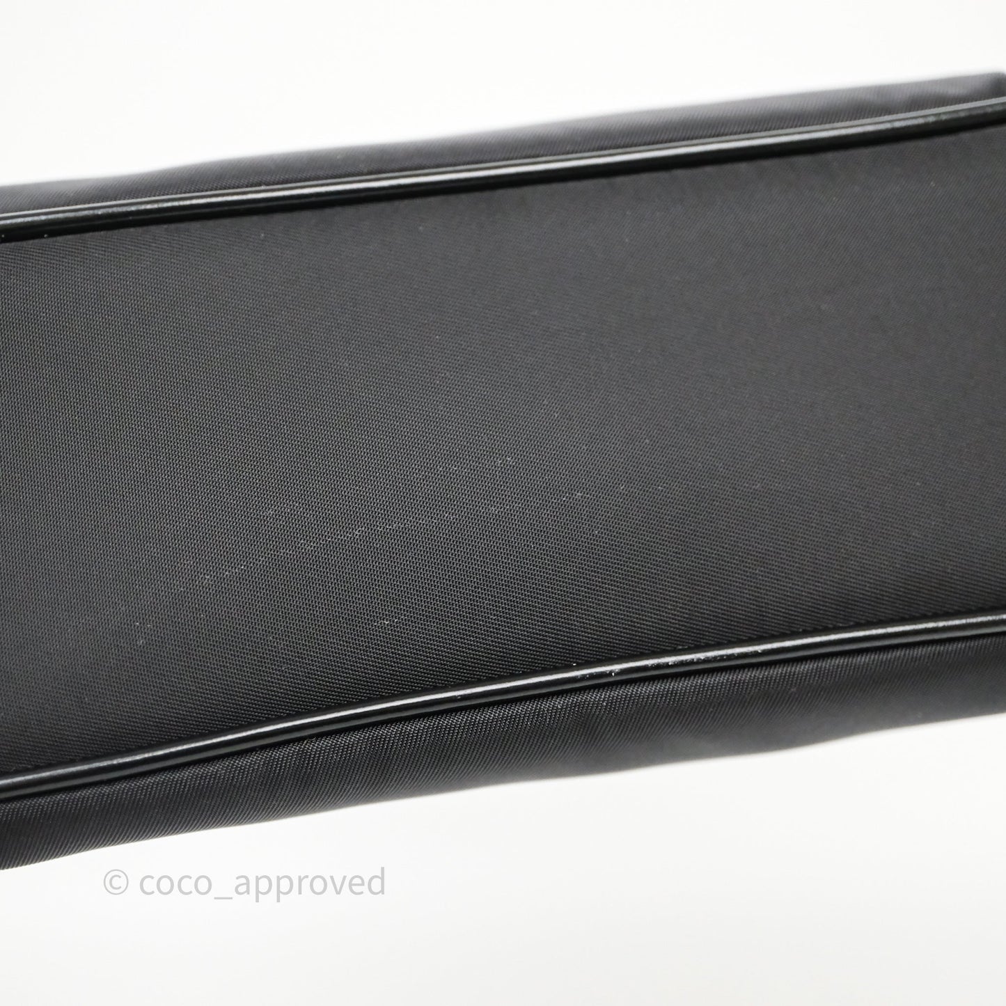 Prada Re-Edition 2002 Re-Nylon Small Shoulder Bag Black Gold Hardware