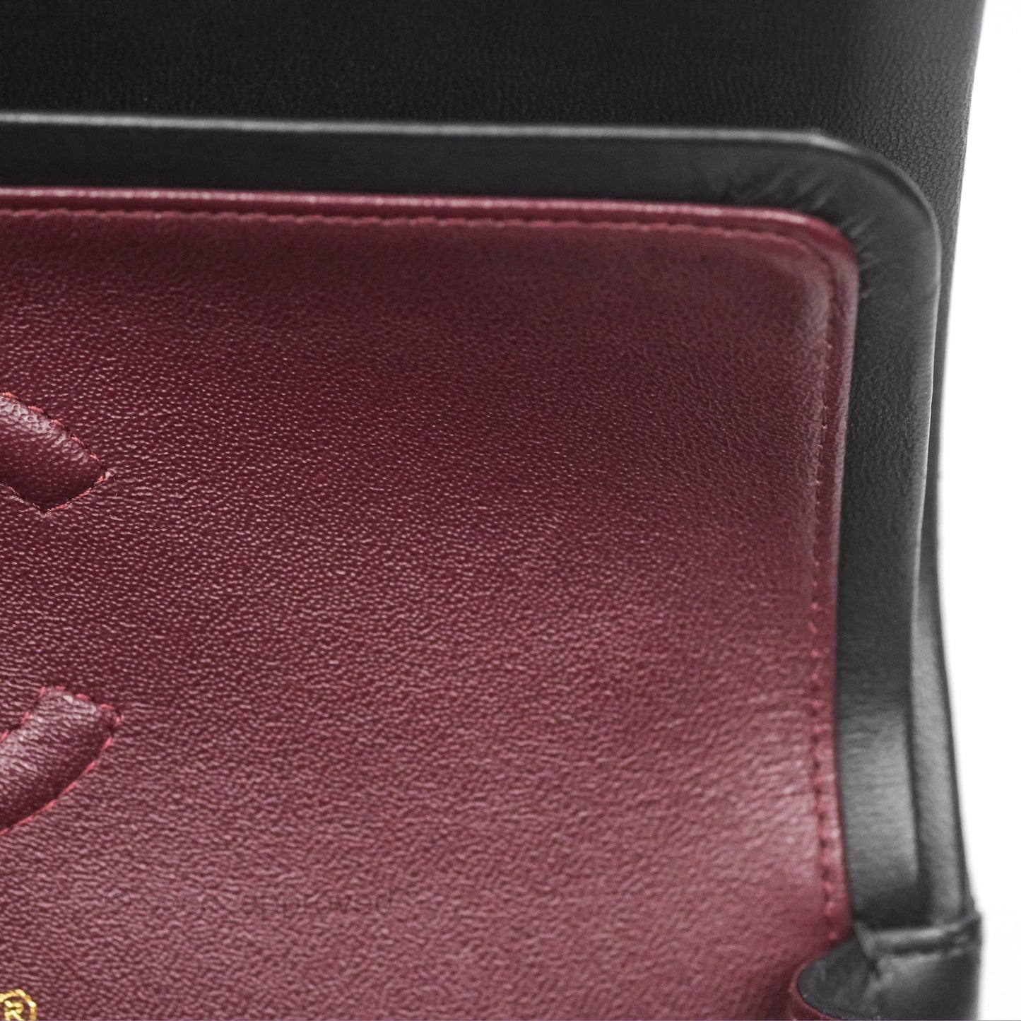 Chanel Small Classic Quilted Flap Black Lambskin Gold Hardware