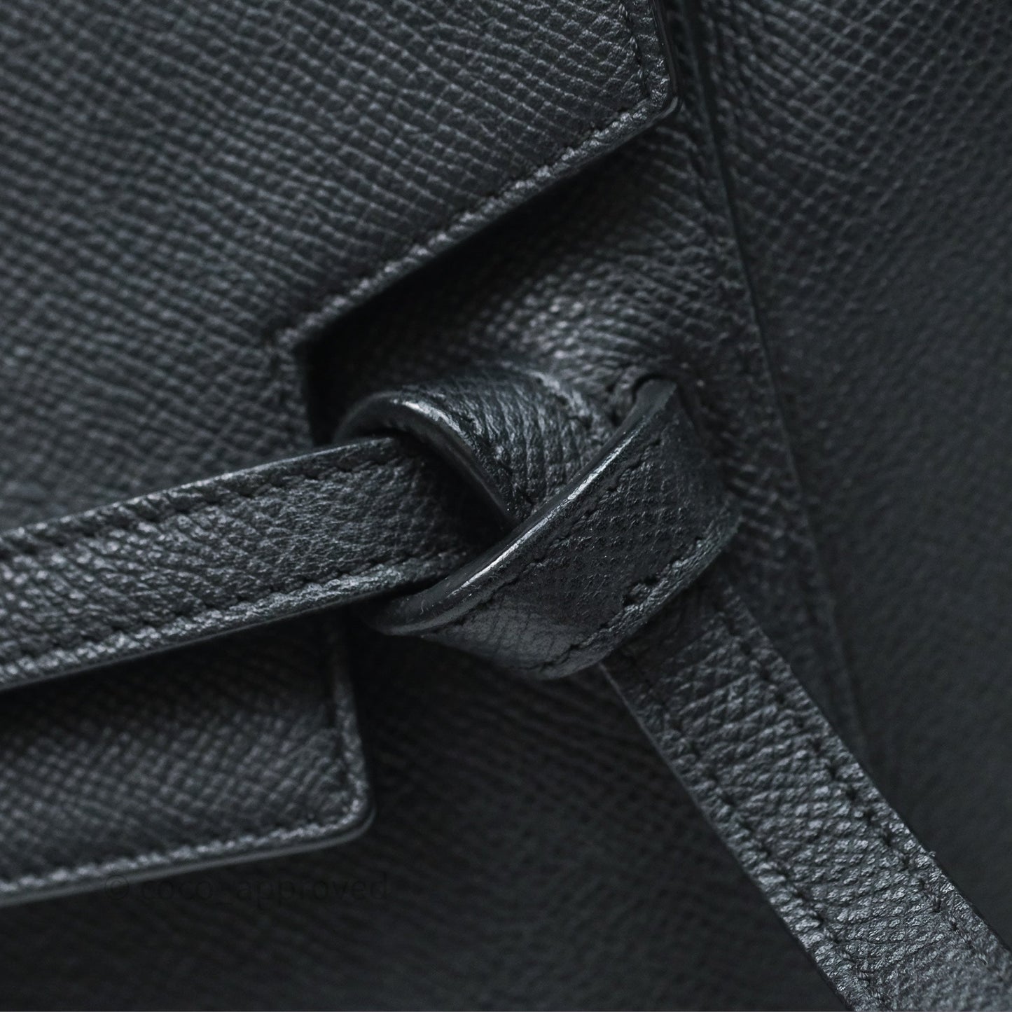 Celine Micro Belt Bag Black Grained Calfskin Gold Hardware