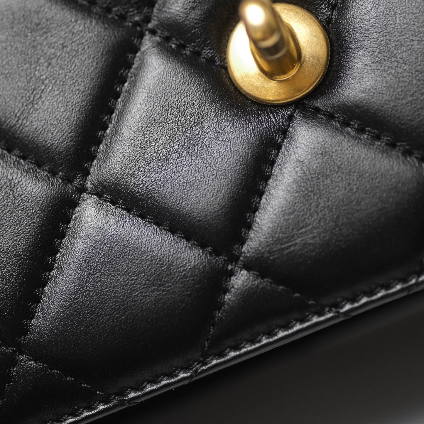 Chanel Quilted Mini Perfect Fit Adjustable Black Calfskin Gold Hardware