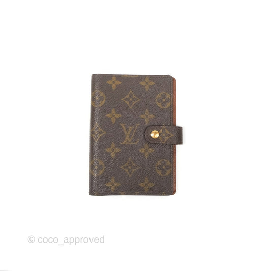 Louis Vuitton Vintage Small Ring Agenda Cover Monogram Canvas