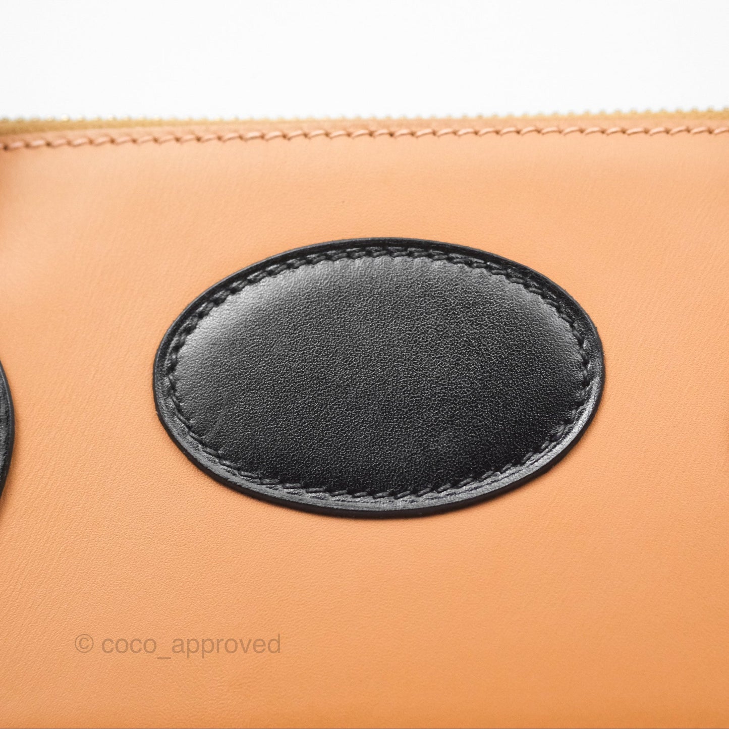 Hermès Bolide 31 Noir 89 / Natural Box Leather Gold Hardware