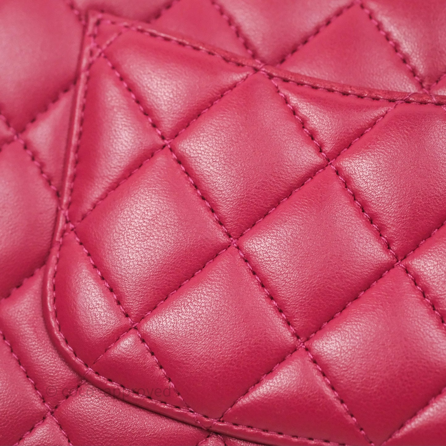 Chanel Top Handle Mini Rectangular Flap Red Lambskin Aged Gold Hardware