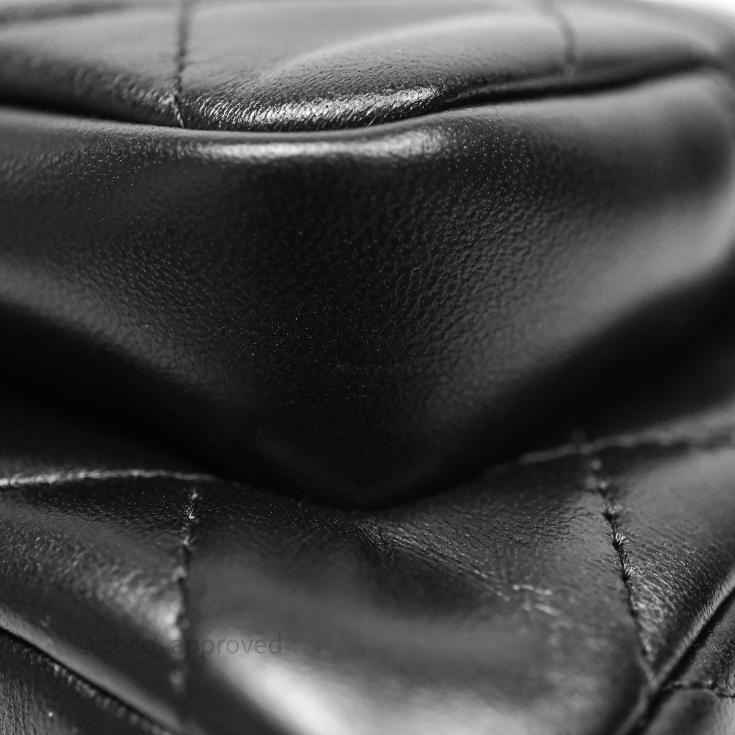 Chanel Camera Bag Black Lambskin Gold Hardware 25C