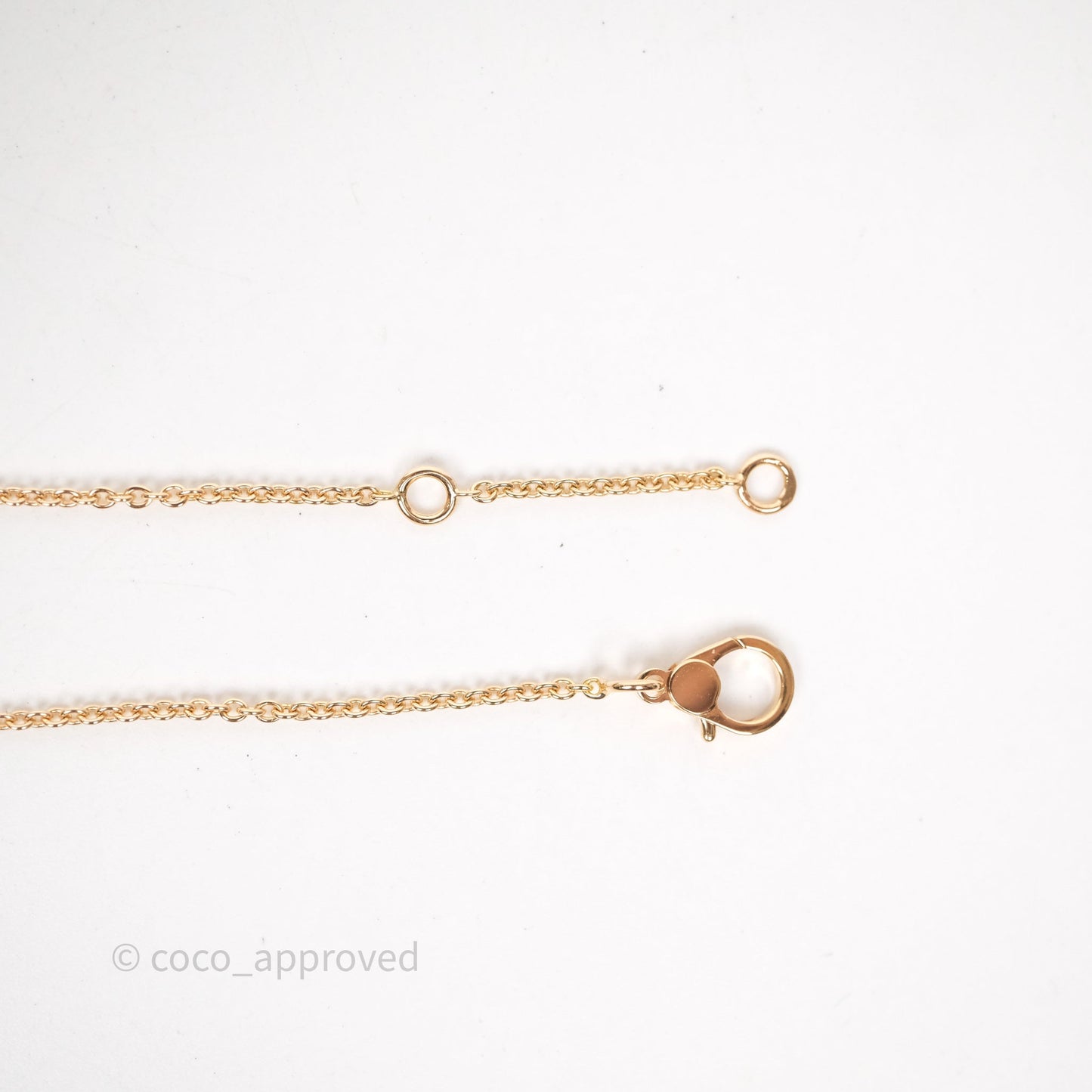 Hermès Finesse Necklace Rose Gold
