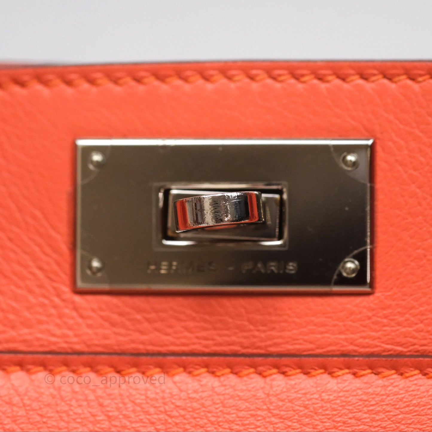 Hermès ToolBox 20 Mangue 9Z Evercolor Palladium Hardware