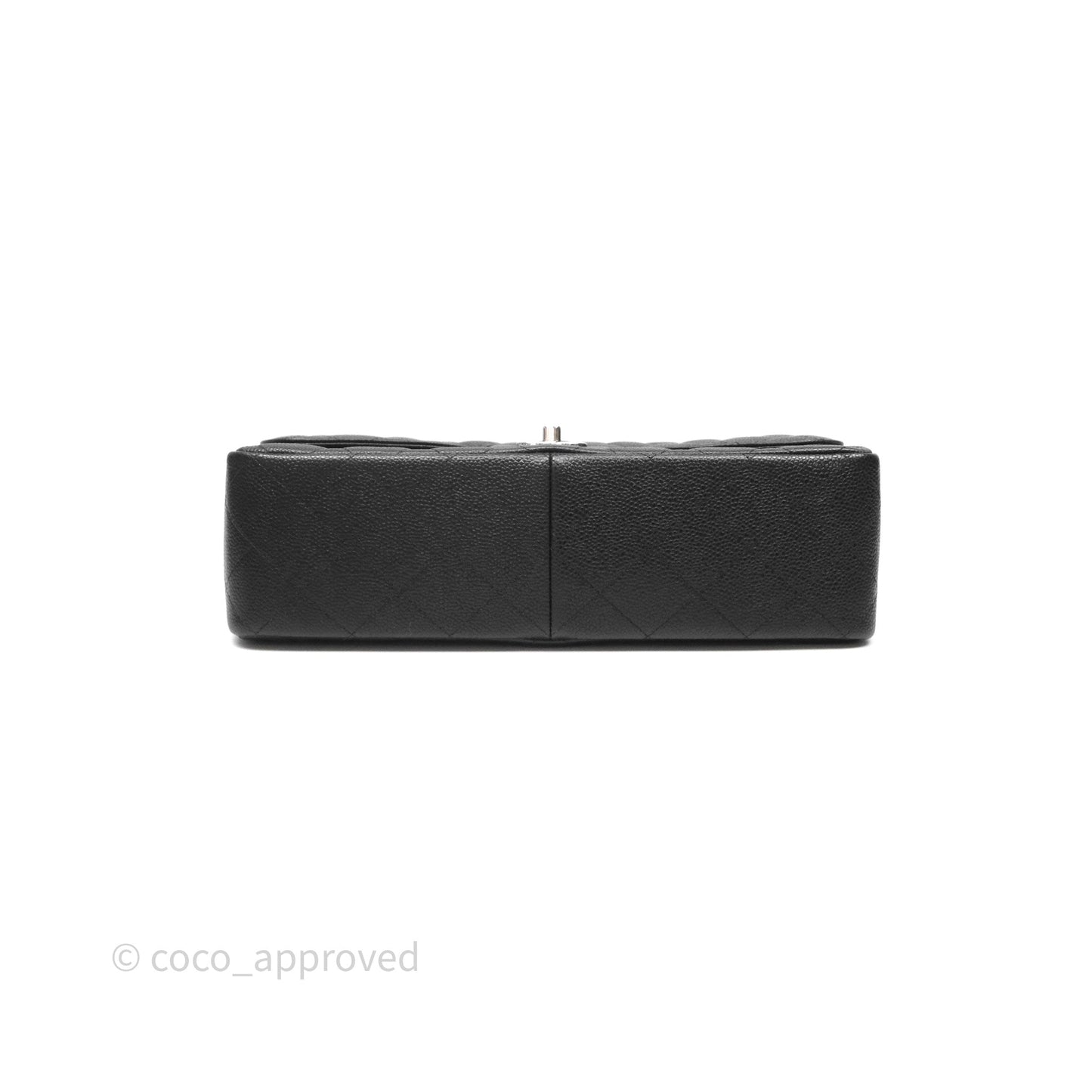 Chanel Jumbo Double Flap Black Caviar Silver Hardware⁣⁣
