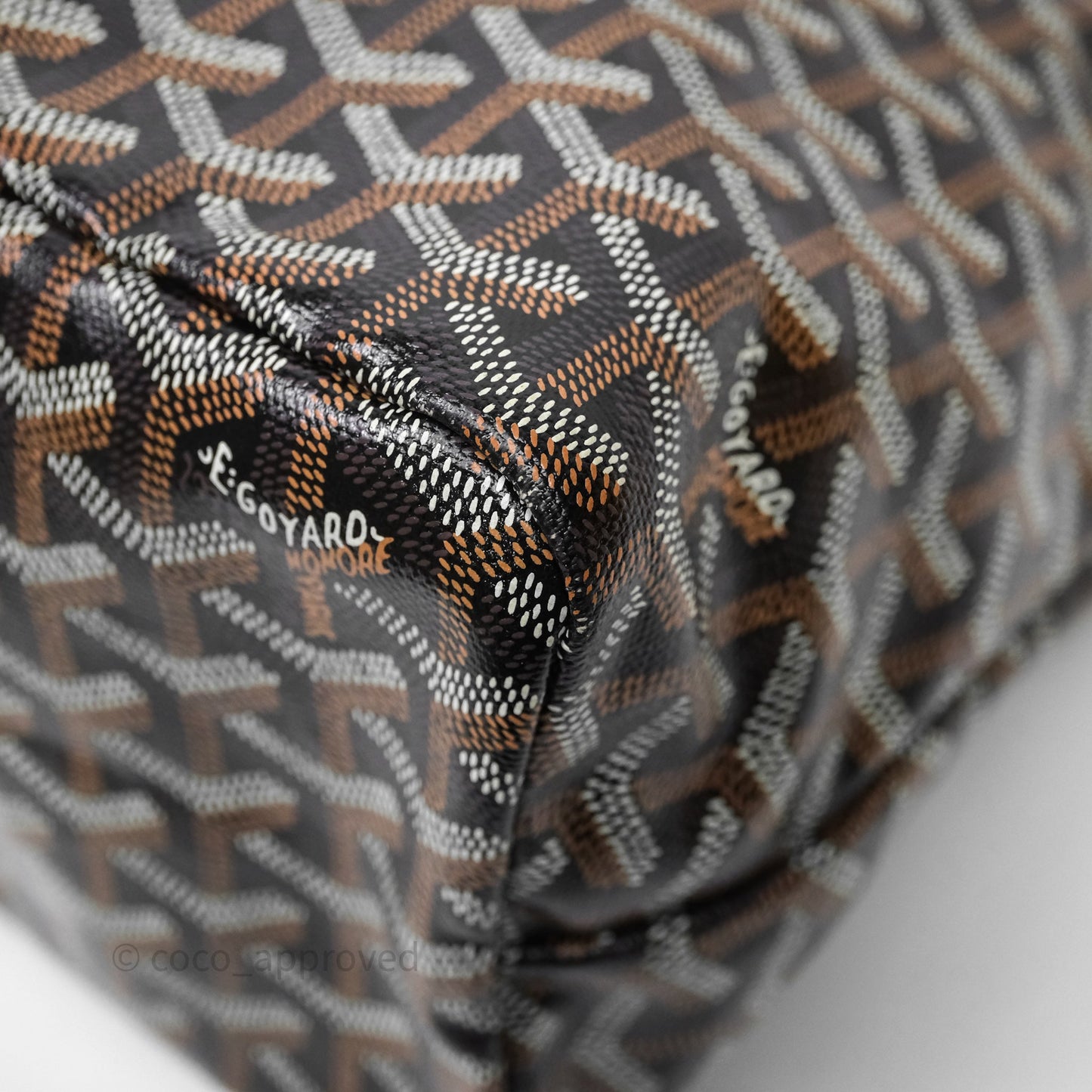 Goyard Bohème Hobo Bag Black & Tan