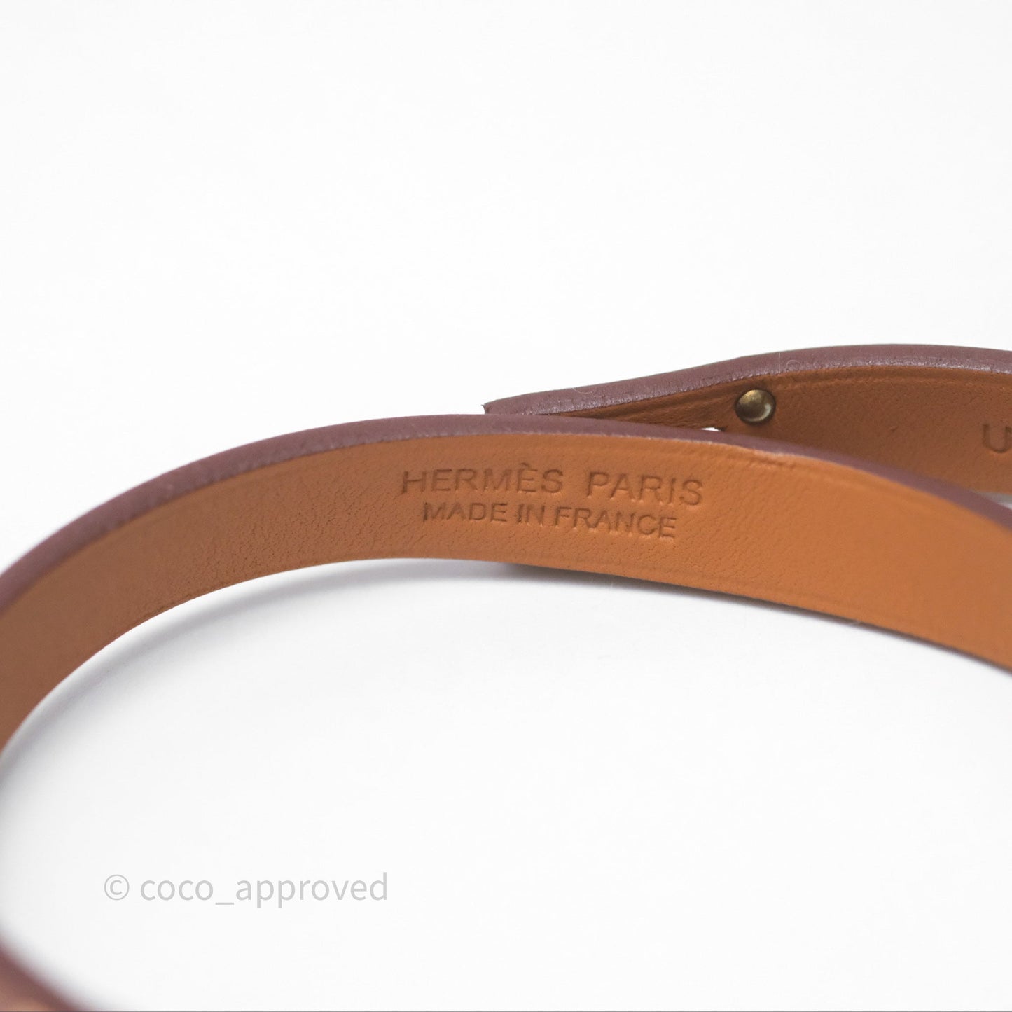 Hermès Kelly Double Tour Bracelet Gold Swift Gold Hardware