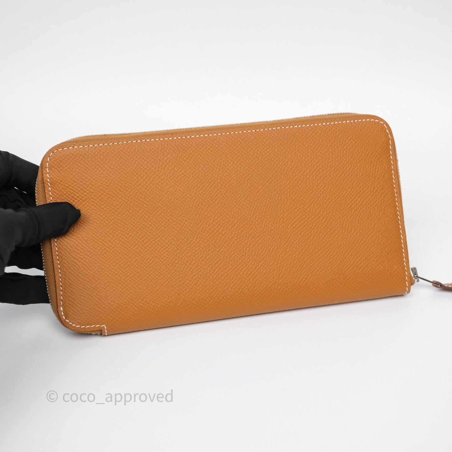 Hermès Silk In Classique Long Wallet Gold Epsom