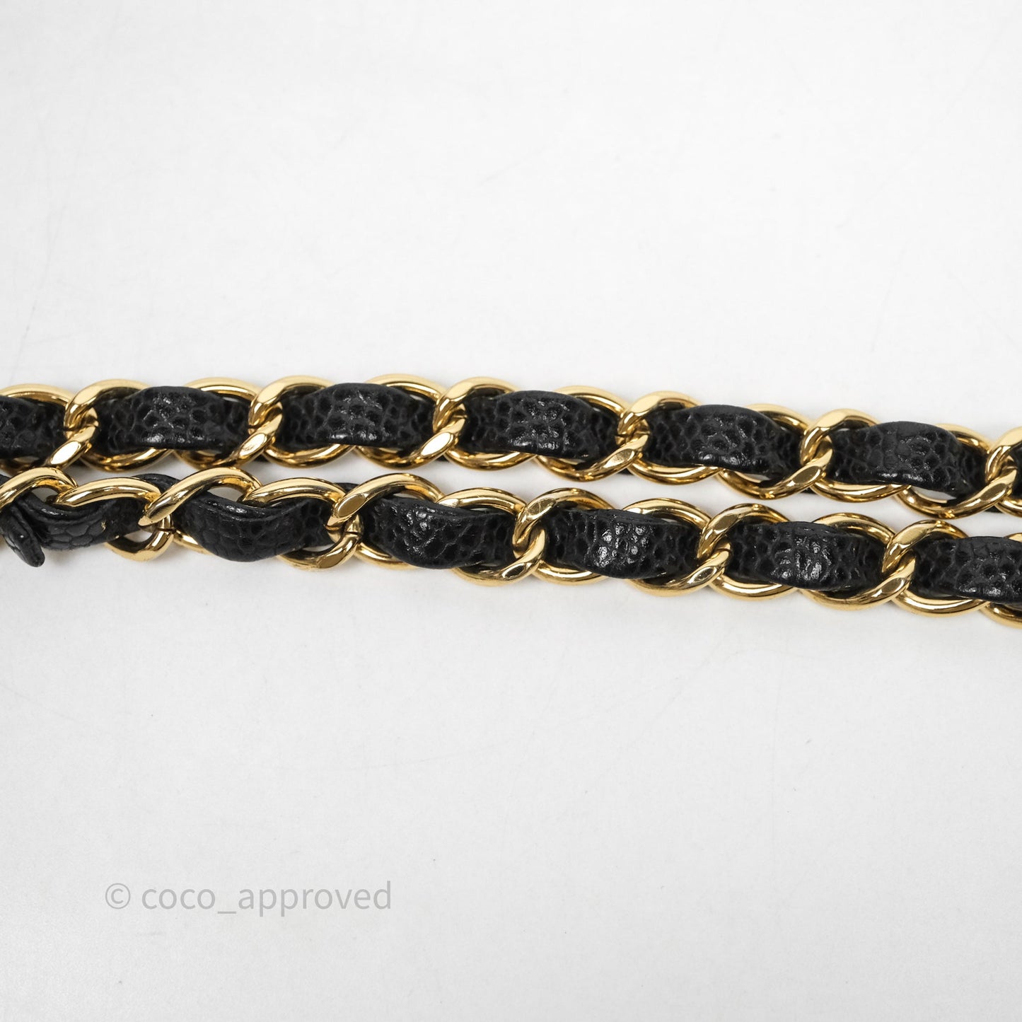 Chanel Classic M/L Medium Flap Quilted Black Caviar Gold Hardware
