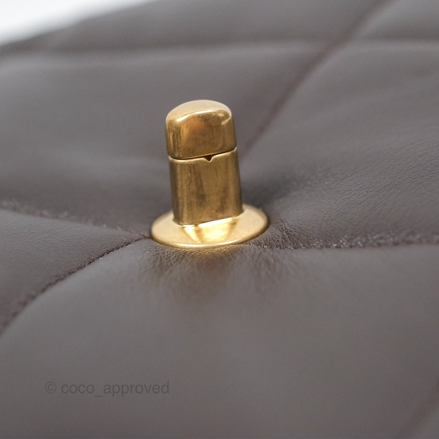 Chanel 19 Small Dark Brown Mixed Hardware