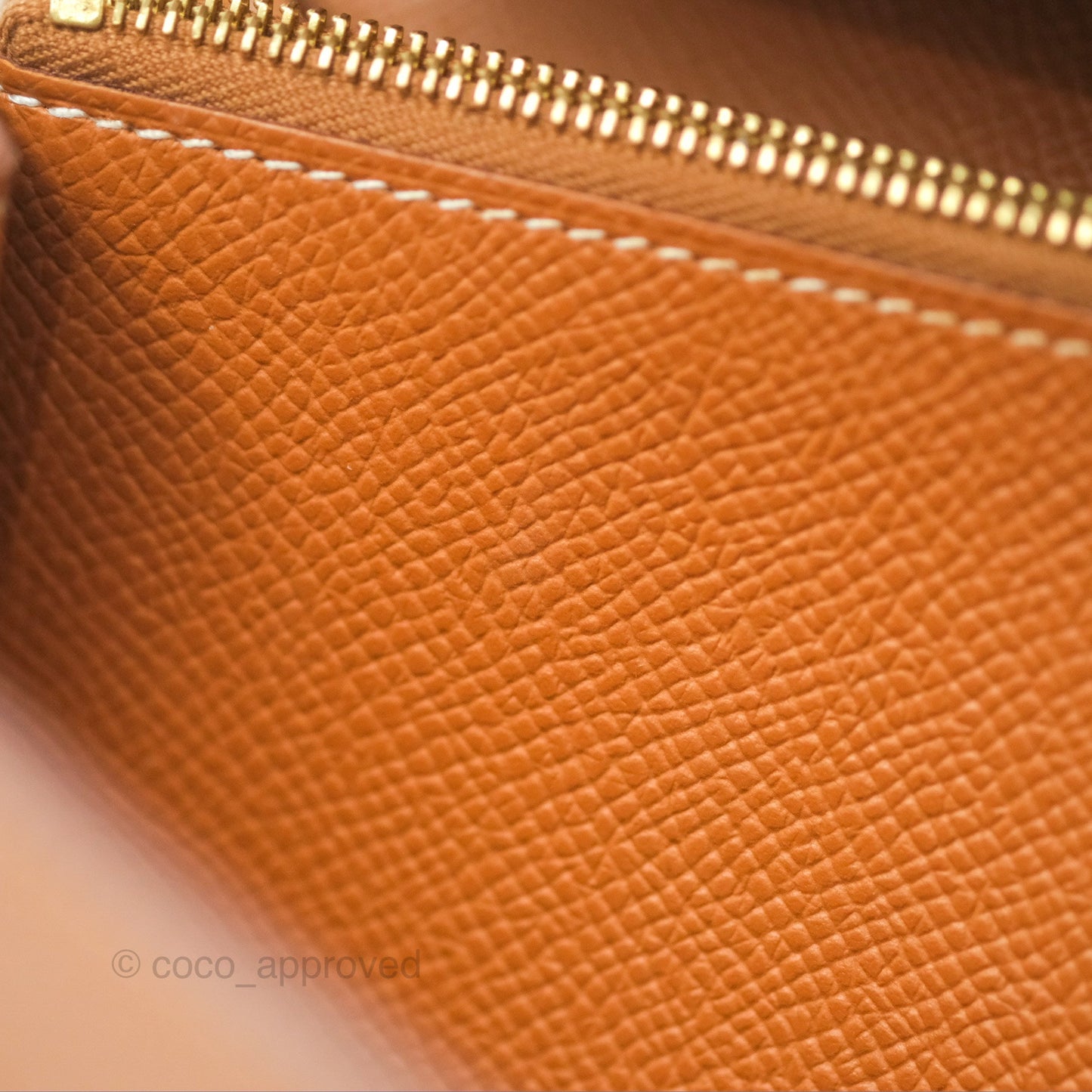 Hermès Kelly To Go Wallet Gold Epsom Gold Hardware