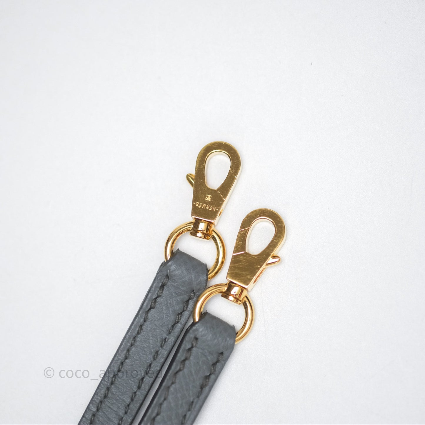 Hermès Mini Kelly II Vert Amande 63 Epsom Gold Hardware