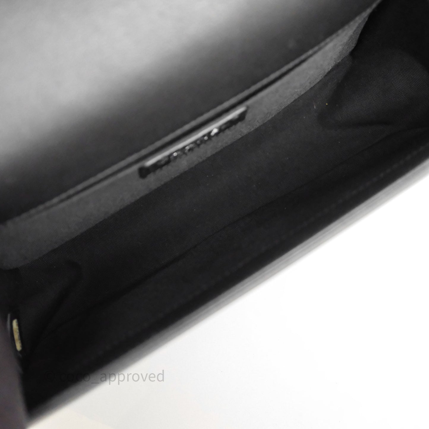 Chanel Quilted Medium Boy Black Calfskin Ruthenium Hardware