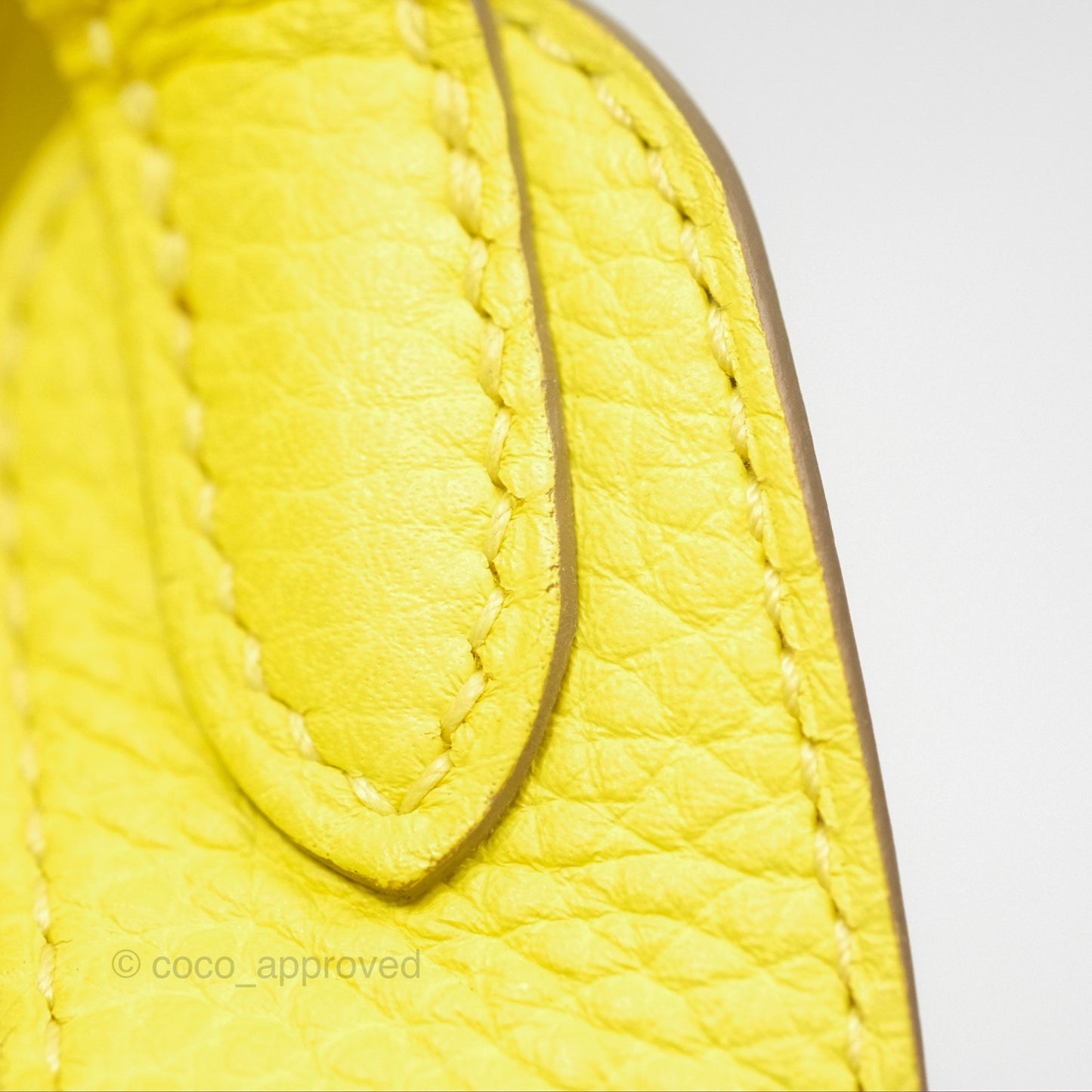 Hermès Lindy 30 Celemence Lime 9R Palladium Hardware