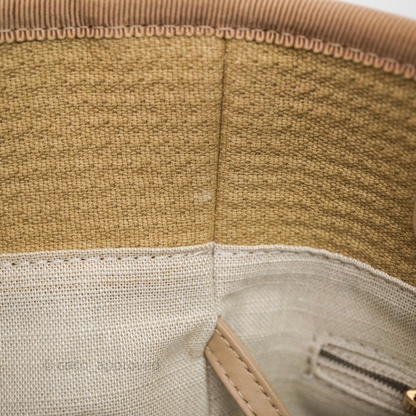 Chanel New Small Canvas Deauville Tote Beige Silver Hardware
