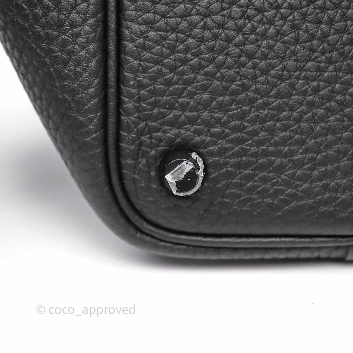 Hermès Picotin 18 Black Noir 89 Clemence So Black Hardware