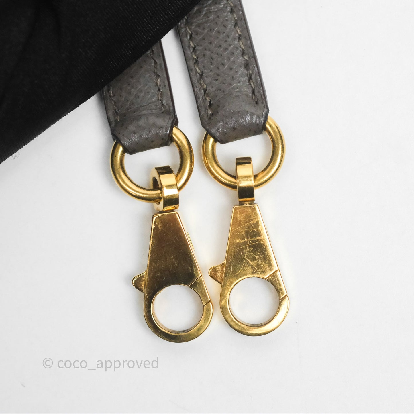 Hermès Bolide 27 Etain 8F Epsom Gold Hardware