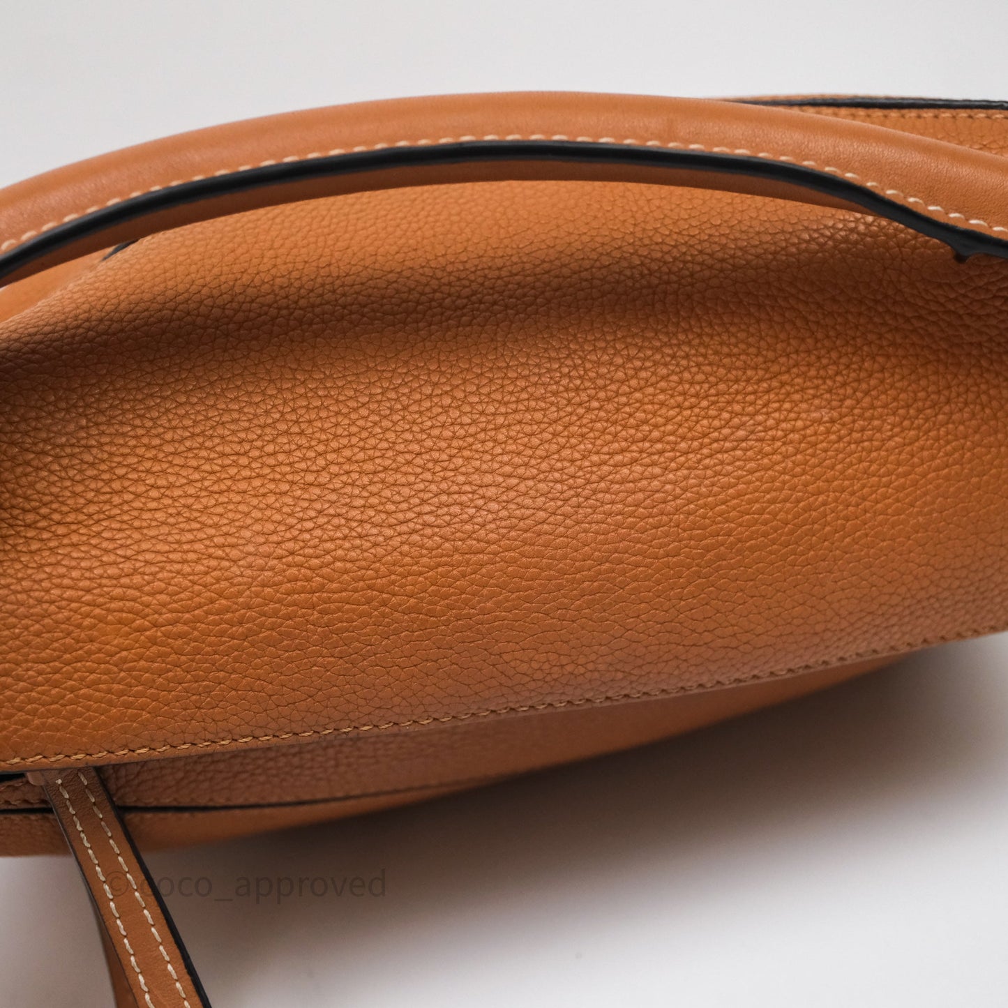 Loewe Mini Puzzle Bag Tan Calfskin Gold Hardware