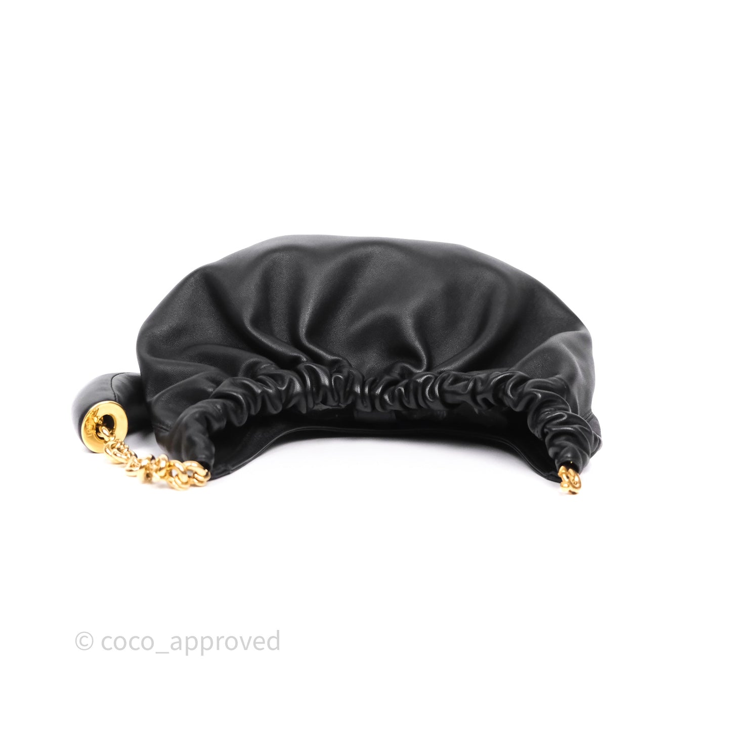 Loewe Small Squeeze Bag in Mellow Nappa Lambskin Black