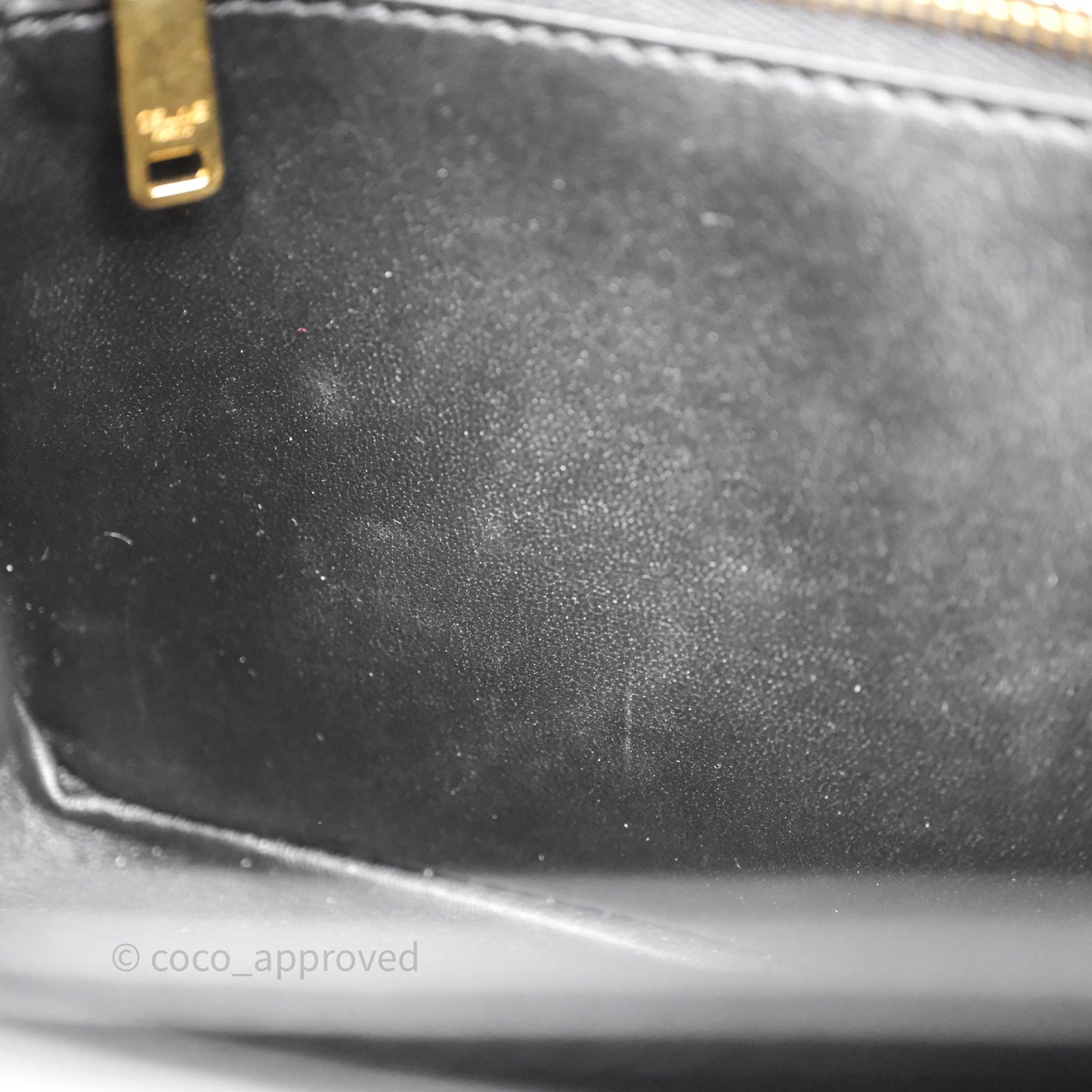 Celine Teen Triomphe Bag Black Shiny Calfskin Gold Hardware
