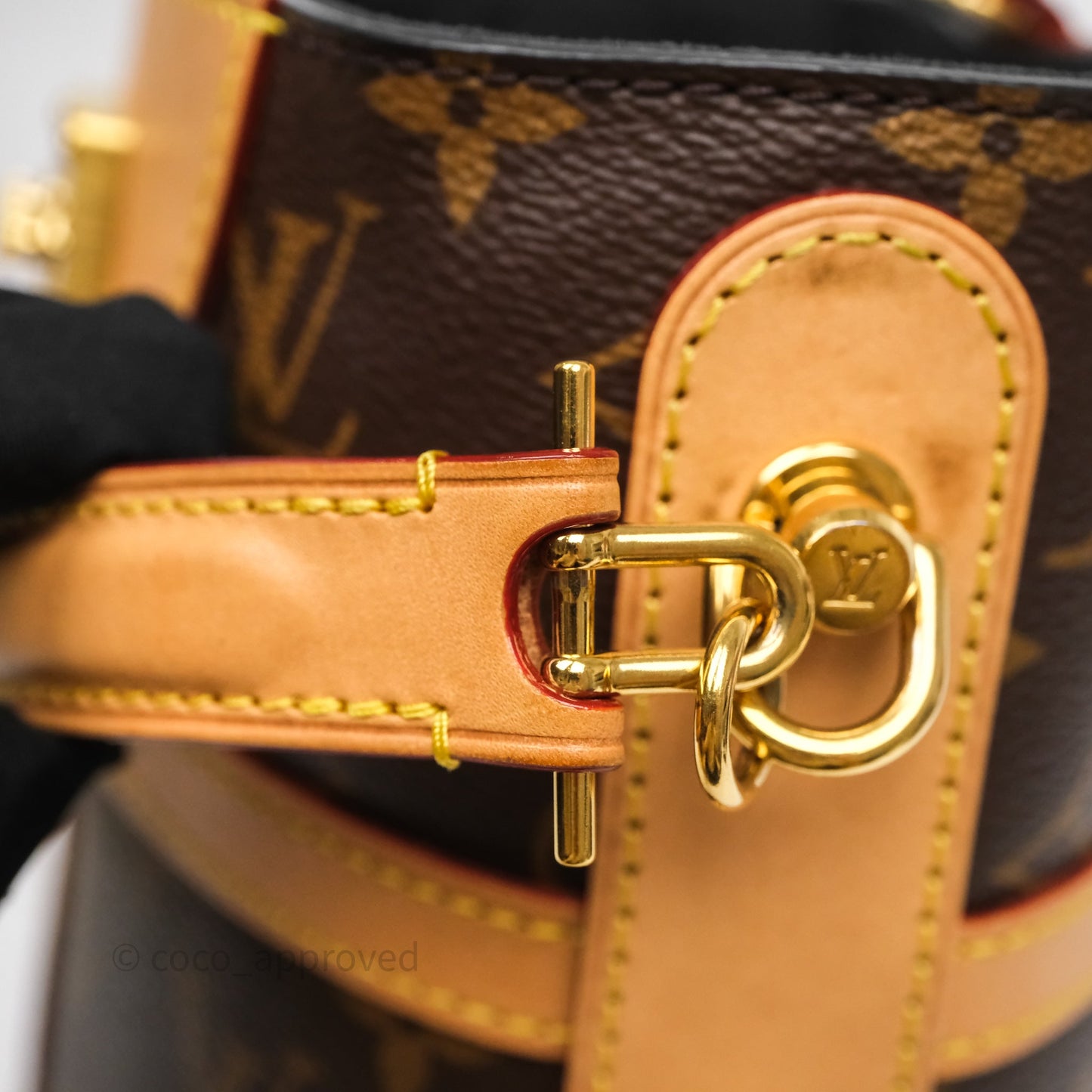 Louis Vuitton Duffle Bucket Bag Monogram Canvas