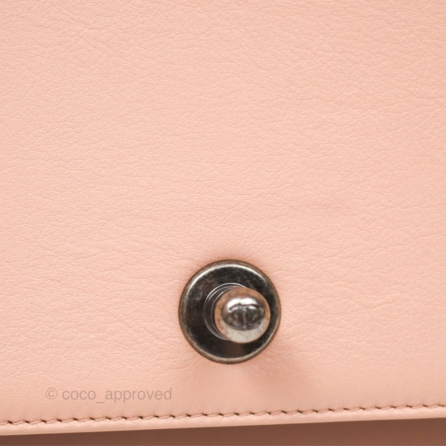 Chanel Quilted New Medium Boy Pink Lambskin Ruthenium Hardware
