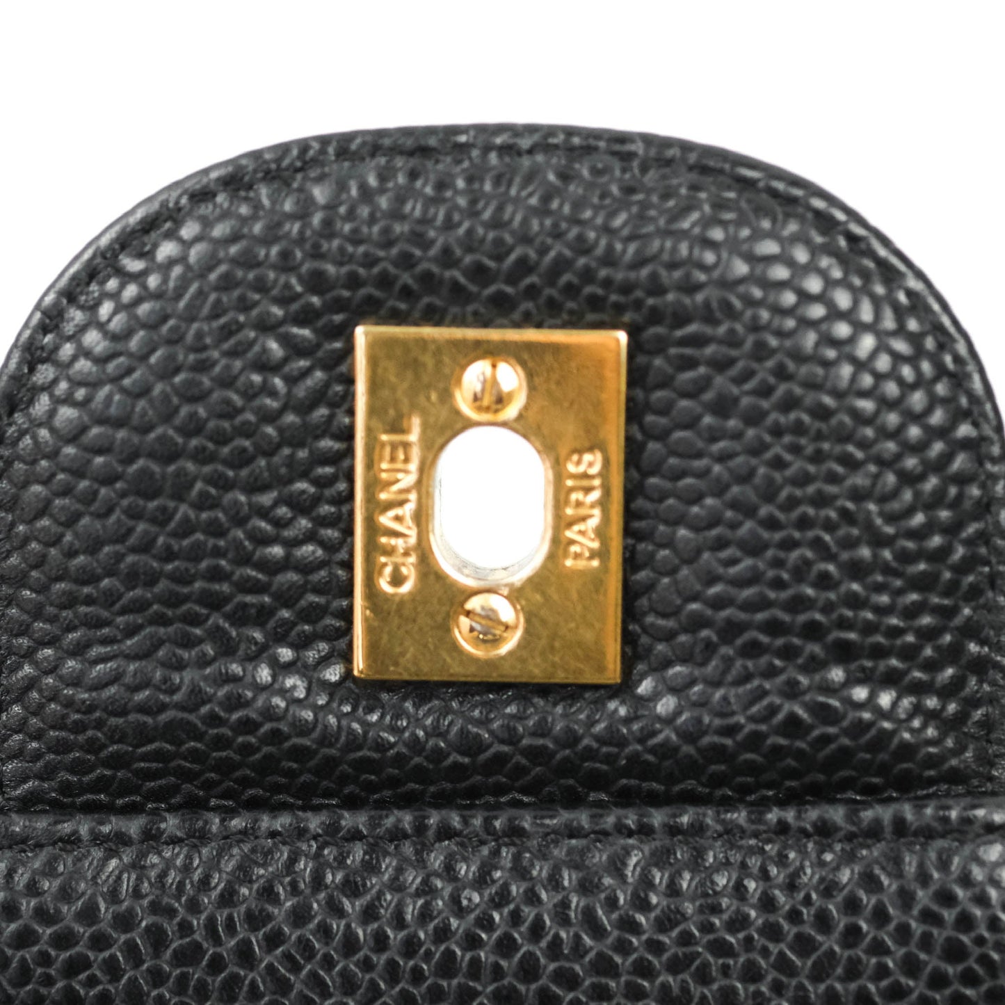 Chanel Classic Jumbo Single Flap Black Caviar 24K Gold Hardware⁣⁣