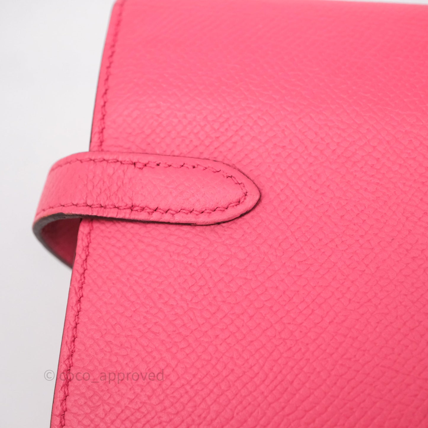 Hermès Kelly Depliant Medium Wallet Rose Epsom Gold Hardware