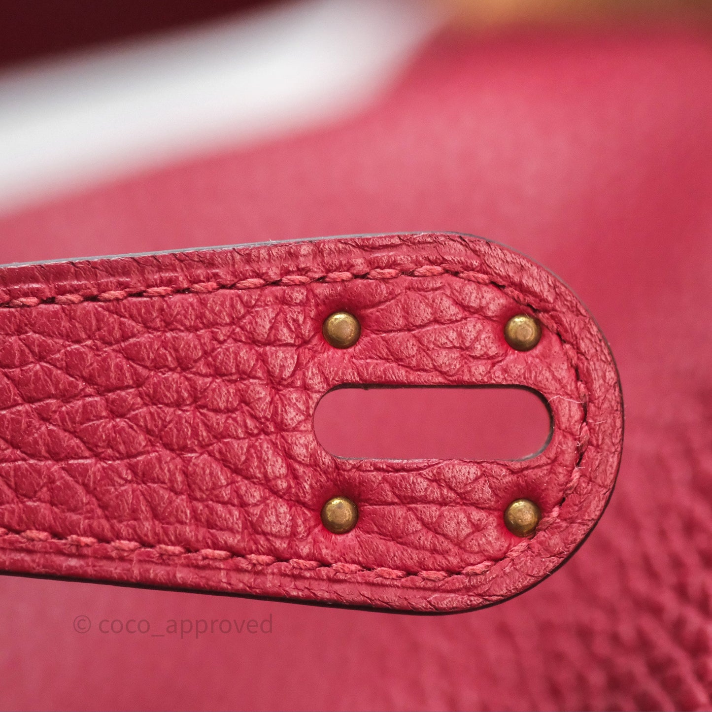 Hermès Lindy 30 Rouge Grenat K1 Clemence Gold Hardware